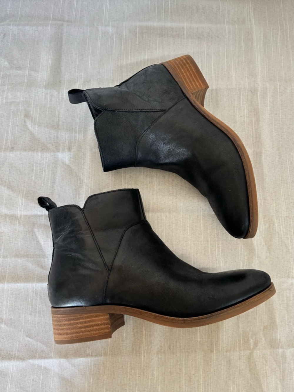 Lucky Brand Black Prenma Bootie Ankle Boots Size 8